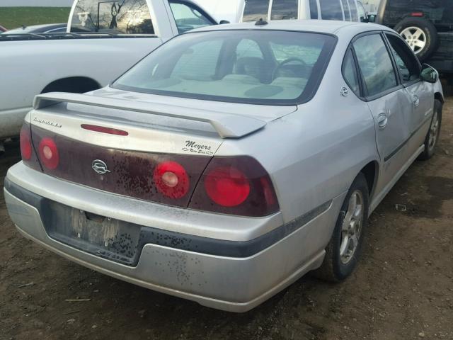 2G1WH52K639426857 - 2003 CHEVROLET IMPALA LS SILVER photo 4