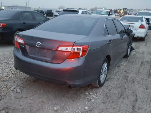 4T4BF1FK3ER416826 - 2014 TOYOTA CAMRY L CHARCOAL photo 4