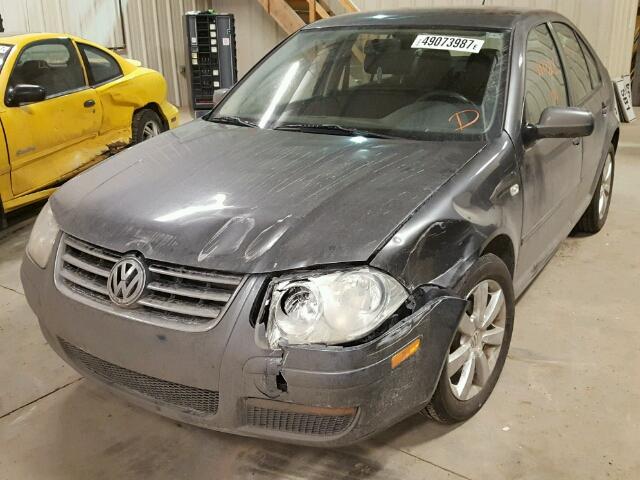 3VWTK49M08M673266 - 2008 VOLKSWAGEN CITY JETTA GRAY photo 2