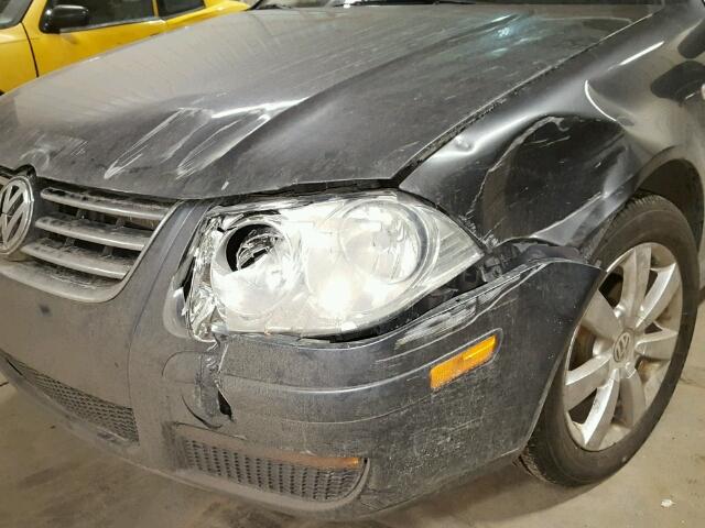 3VWTK49M08M673266 - 2008 VOLKSWAGEN CITY JETTA GRAY photo 9