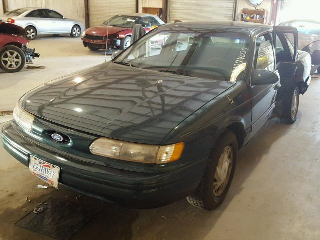 1FALP52U5SA227533 - 1995 FORD TAURUS GL GREEN photo 2