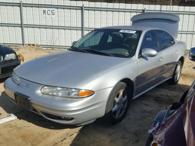 1G3NL52E22C189805 - 2002 OLDSMOBILE ALERO GL SILVER photo 2