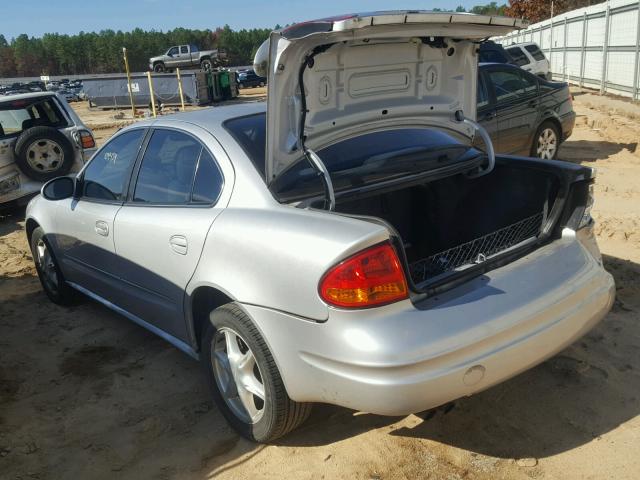 1G3NL52E22C189805 - 2002 OLDSMOBILE ALERO GL SILVER photo 3