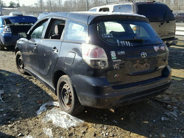 2T1KR32E46C571126 - 2006 TOYOTA COROLLA MA BLACK photo 3