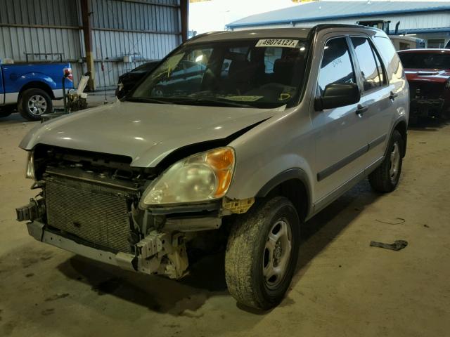 JHLRD68493C001790 - 2003 HONDA CR-V LX SILVER photo 2