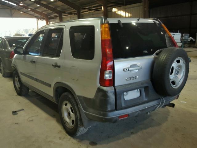 JHLRD68493C001790 - 2003 HONDA CR-V LX SILVER photo 3