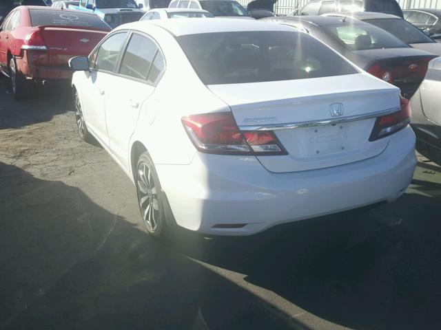 19XFB2F93FE227981 - 2015 HONDA CIVIC EXL 白色 照片 3