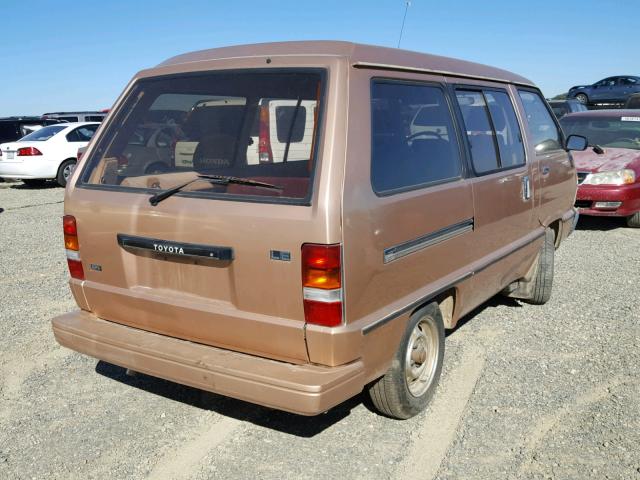 JT3YR26V9E5016459 - 1984 TOYOTA VAN WAGON BURGUNDY photo 4