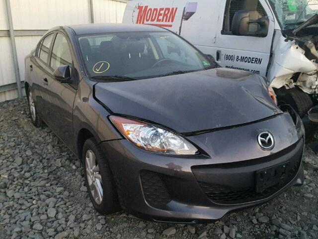 JM1BL1V85C1700776 - 2012 MAZDA 3 I GRAY photo 1