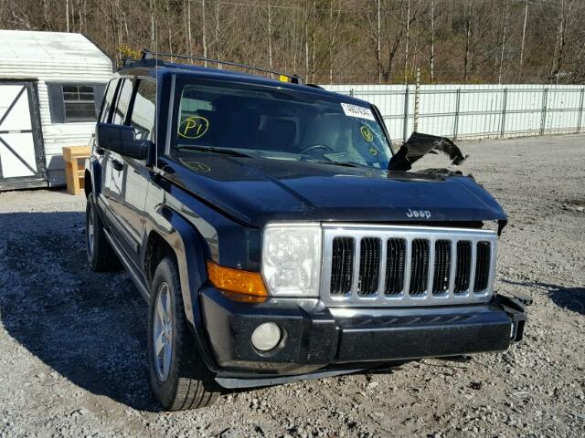 1J8HG48P17C547089 - 2007 JEEP COMMANDER BLACK photo 1