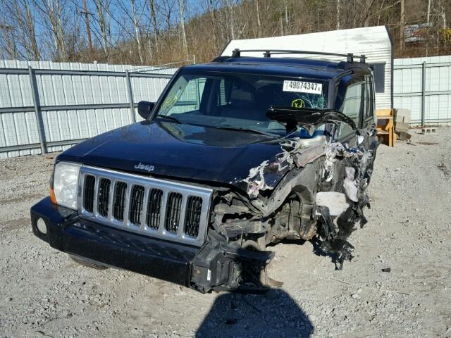 1J8HG48P17C547089 - 2007 JEEP COMMANDER BLACK photo 2