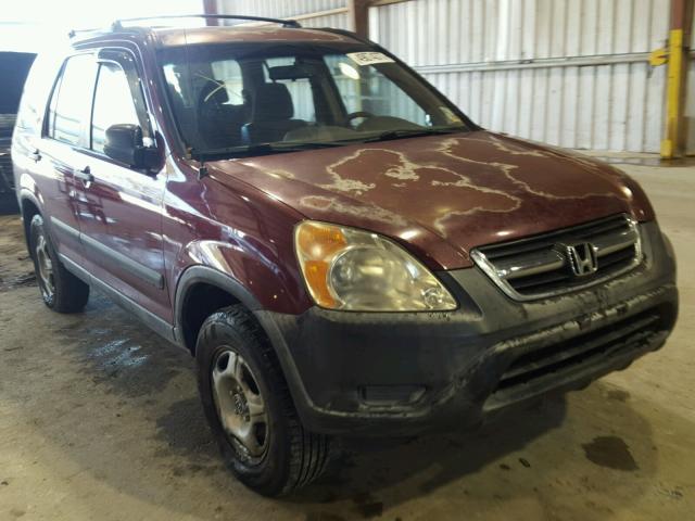 JHLRD68422C014833 - 2002 HONDA CR-V LX RED photo 1