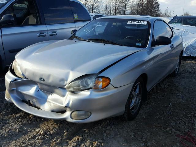 KMHJG34F1XU144820 - 1999 HYUNDAI TIBURON FX SILVER photo 2