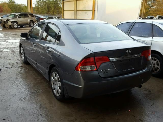 1HGFA16539L029862 - 2009 HONDA CIVIC LX SILVER photo 3