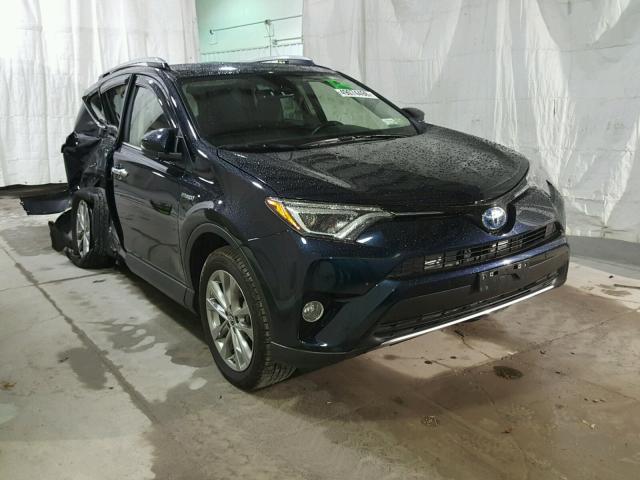 JTMDJREV7HD102892 - 2017 TOYOTA RAV4 HV LI BLUE photo 1