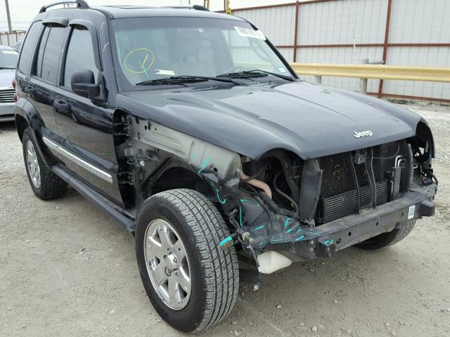 1J8GL58K47W685225 - 2007 JEEP LIBERTY LI BLACK photo 1