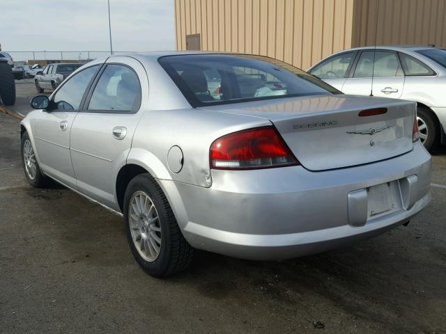 1C3EL46X24N350283 - 2004 CHRYSLER SEBRING LX SILVER photo 3