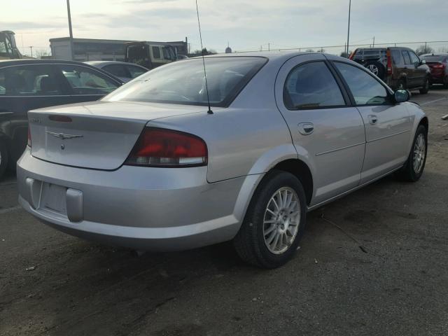 1C3EL46X24N350283 - 2004 CHRYSLER SEBRING LX SILVER photo 4