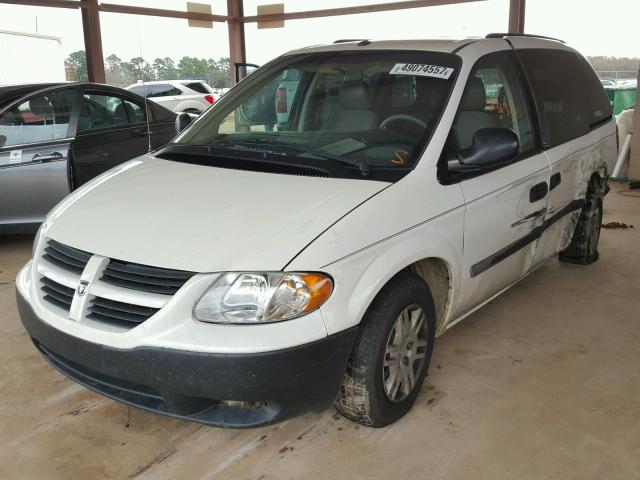 1D4GP25R07B203131 - 2007 DODGE CARAVAN SE WHITE photo 2