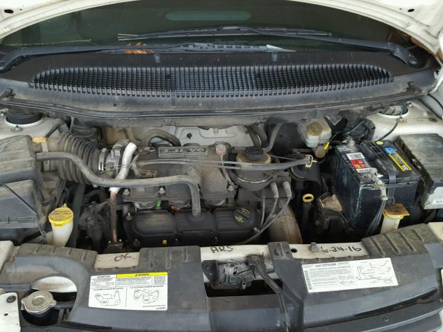 1D4GP25R07B203131 - 2007 DODGE CARAVAN SE WHITE photo 7