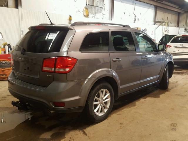 3C4PDDBG5DT646258 - 2013 DODGE JOURNEY SX GRAY photo 4