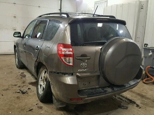 2T3BF4DV6CW245745 - 2012 TOYOTA RAV4 BROWN photo 3