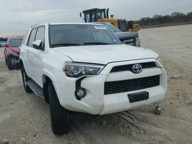 JTEZU5JR5F5109762 - 2015 TOYOTA 4RUNNER SR WHITE photo 1