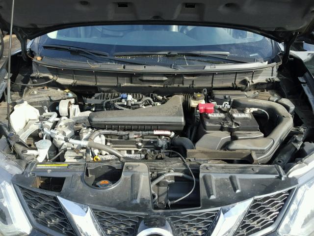 5N1AT2MK3FC790481 - 2015 NISSAN ROGUE S BLACK photo 7