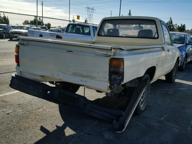 JT4RN50R6G0210617 - 1986 TOYOTA PICKUP 1/2 BEIGE photo 4