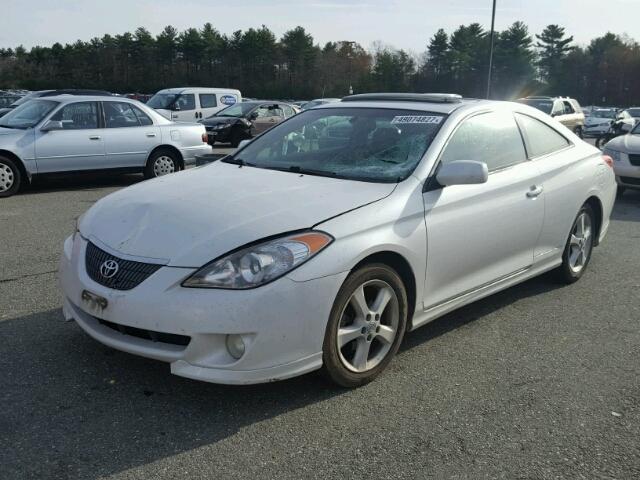 4T1CA38P65U040320 - 2005 TOYOTA CAMRY SOLA WHITE photo 2