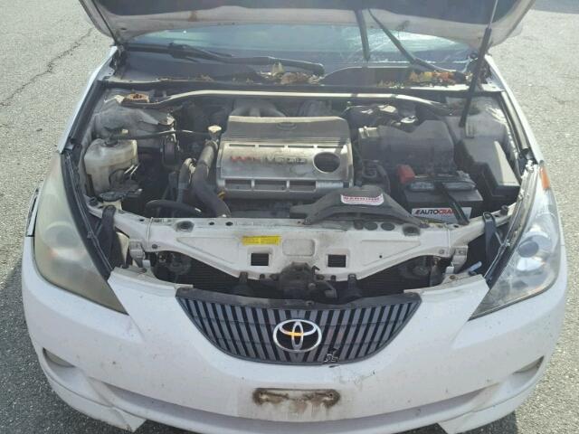 4T1CA38P65U040320 - 2005 TOYOTA CAMRY SOLA WHITE photo 7