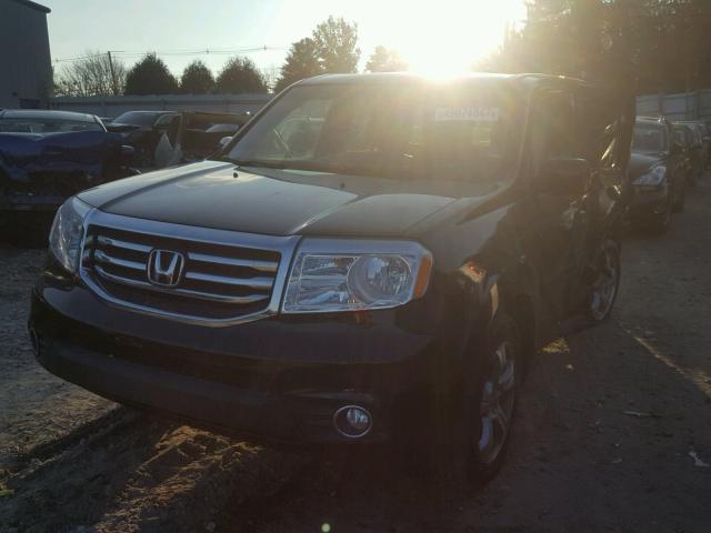 5FNYF4H73CB082113 - 2012 HONDA PILOT EXLN BLACK photo 2