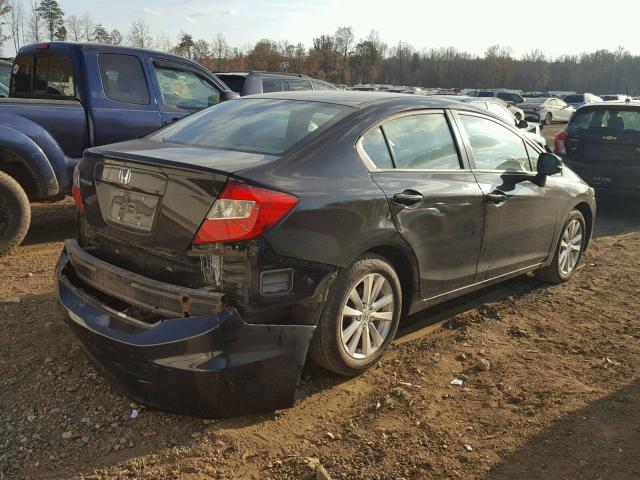 2HGFB2F8XCH556721 - 2012 HONDA CIVIC EX 黑色 照片 4