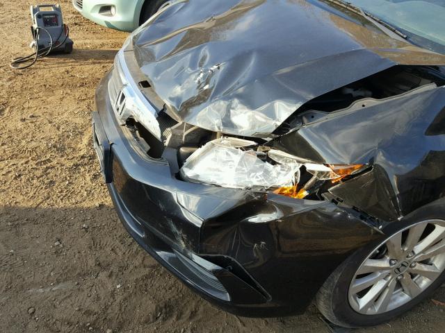 2HGFB2F8XCH556721 - 2012 HONDA CIVIC EX 黑色 照片 9