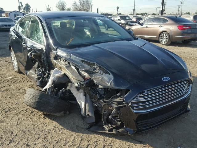 3FA6P0PU5GR229157 - 2016 FORD FUSION SE BLACK photo 1