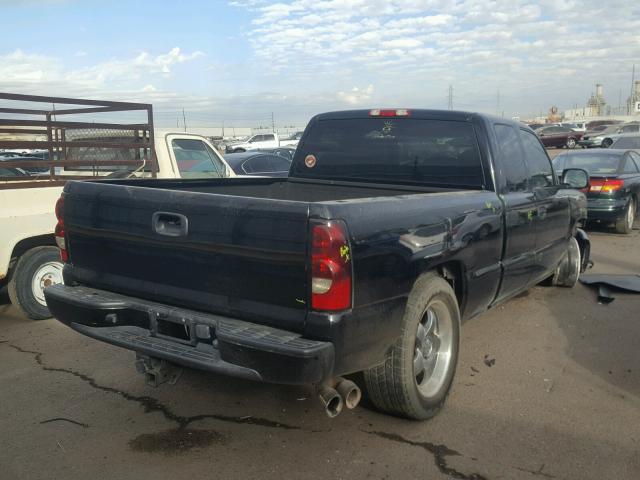 1GCEC19T84Z258123 - 2004 CHEVROLET SILVERADO BLACK photo 4