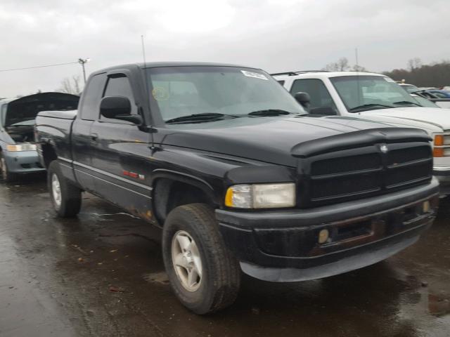 1B7HF13Z6WJ131258 - 1998 DODGE RAM 1500 BLACK photo 1