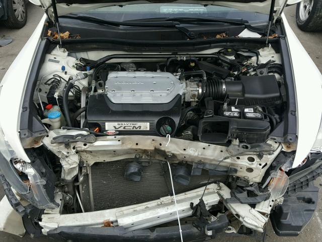 1HGCP36888A028658 - 2008 HONDA ACCORD EXL WHITE photo 7