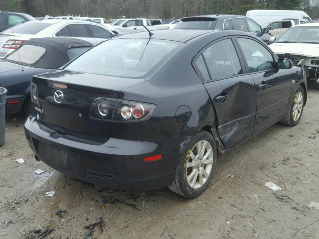 JM1BK32G081829140 - 2008 MAZDA 3 I BLACK photo 4