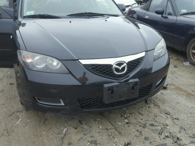 JM1BK32G081829140 - 2008 MAZDA 3 I BLACK photo 9