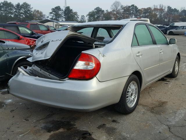 4T1BE32K84U341831 - 2004 TOYOTA CAMRY LE SILVER photo 4