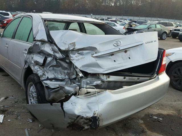 4T1BE32K84U341831 - 2004 TOYOTA CAMRY LE SILVER photo 9