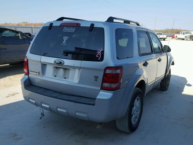 1FMCU03GX9KC39451 - 2009 FORD ESCAPE XLT SILVER photo 4