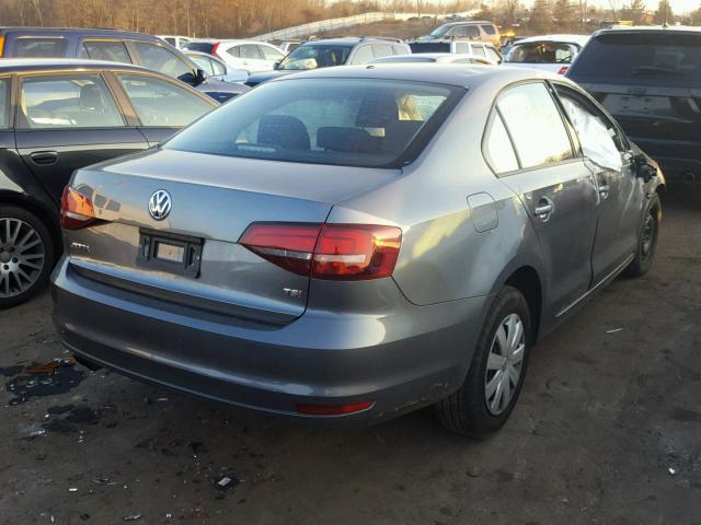 3VW267AJ8GM394908 - 2016 VOLKSWAGEN JETTA S 灰色 照片 4