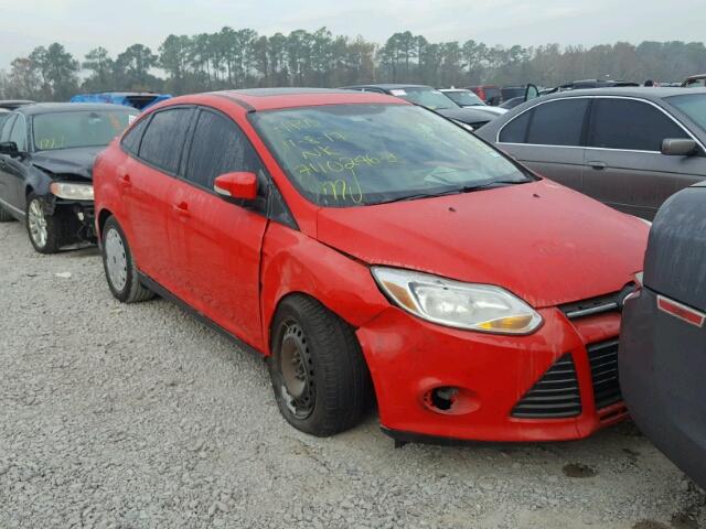 1FADP3F29DL209822 - 2013 FORD FOCUS SE RED photo 1