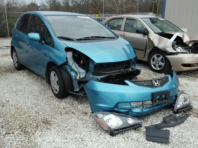 JHMGE8H35DC003203 - 2013 HONDA FIT BLUE photo 1