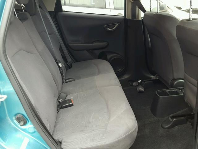 JHMGE8H35DC003203 - 2013 HONDA FIT BLUE photo 6