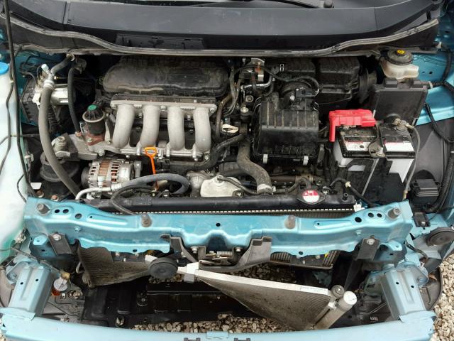 JHMGE8H35DC003203 - 2013 HONDA FIT BLUE photo 7