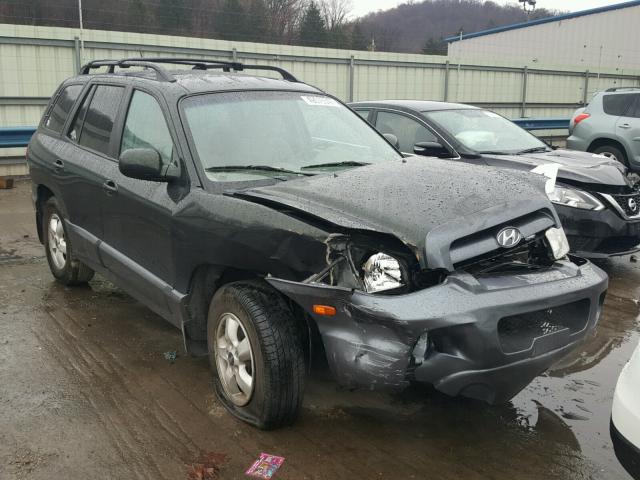 KM8SC73D16U111337 - 2006 HYUNDAI SANTA FE G GREEN photo 1