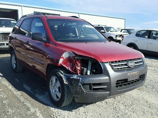 KNDJF724677361147 - 2007 KIA SPORTAGE L RED photo 1